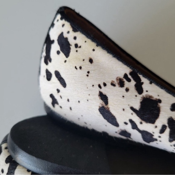 Mercanti Fiorentini Slip on Flats Women's Size 8.5 Animal Print Made in Italy - Picture 10 of 11